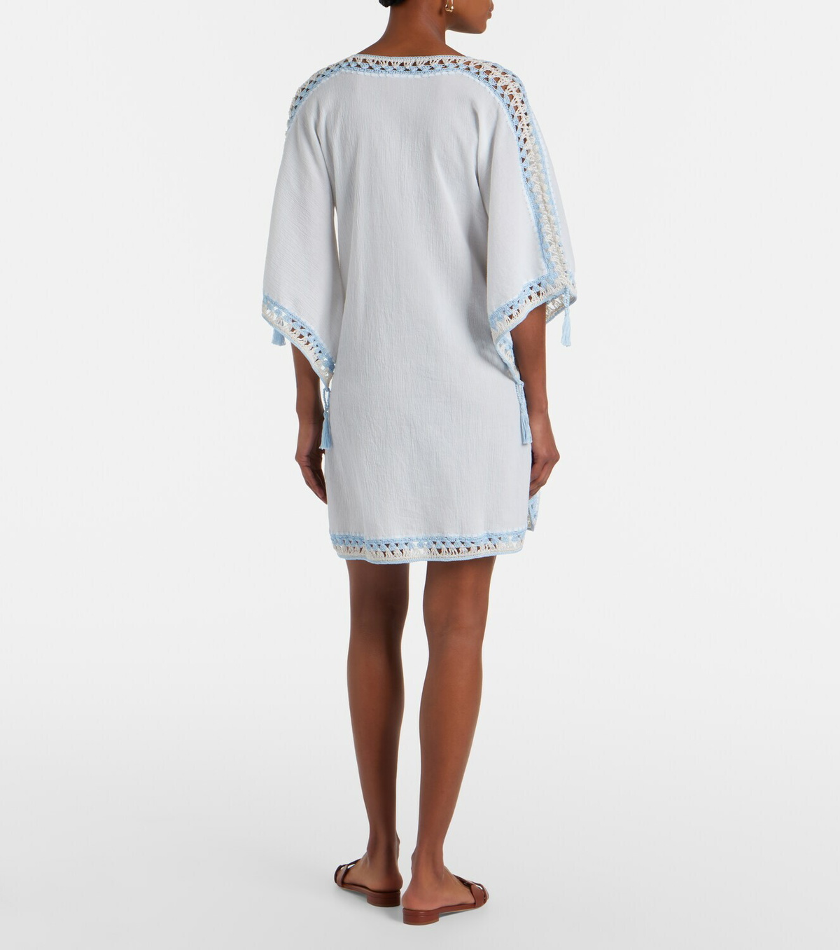 Anna Kosturova Crochet cotton kaftan