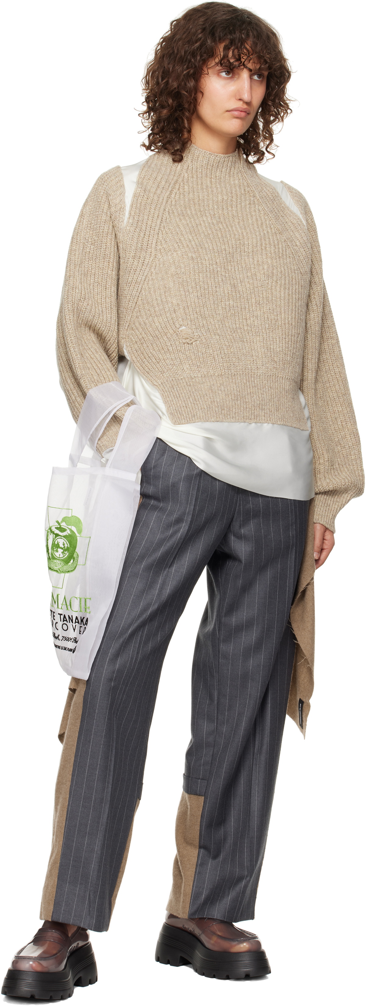 UNDERCOVER Beige UC2D1901 Sweater