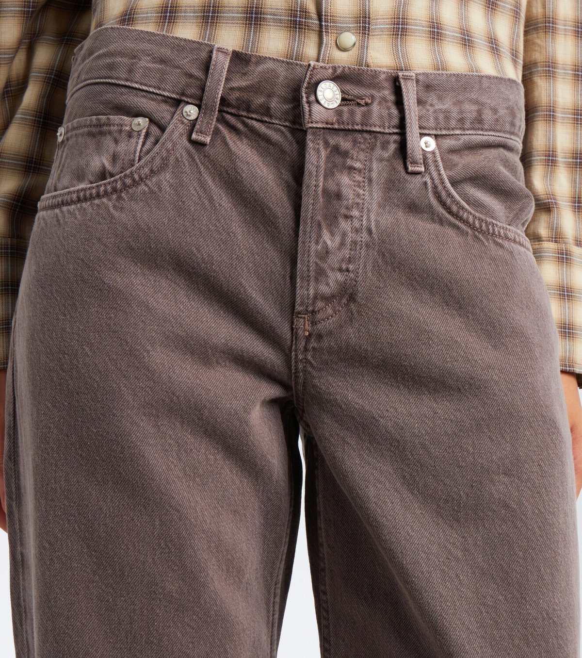 Agolde Low-rise straight jeans