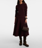 Bottega Veneta James Knot suede knee-high boots
