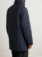 Stone Island - Logo-Appliquéd SHELL-R_e.dye® PrimaLoft® Coat - Blue
