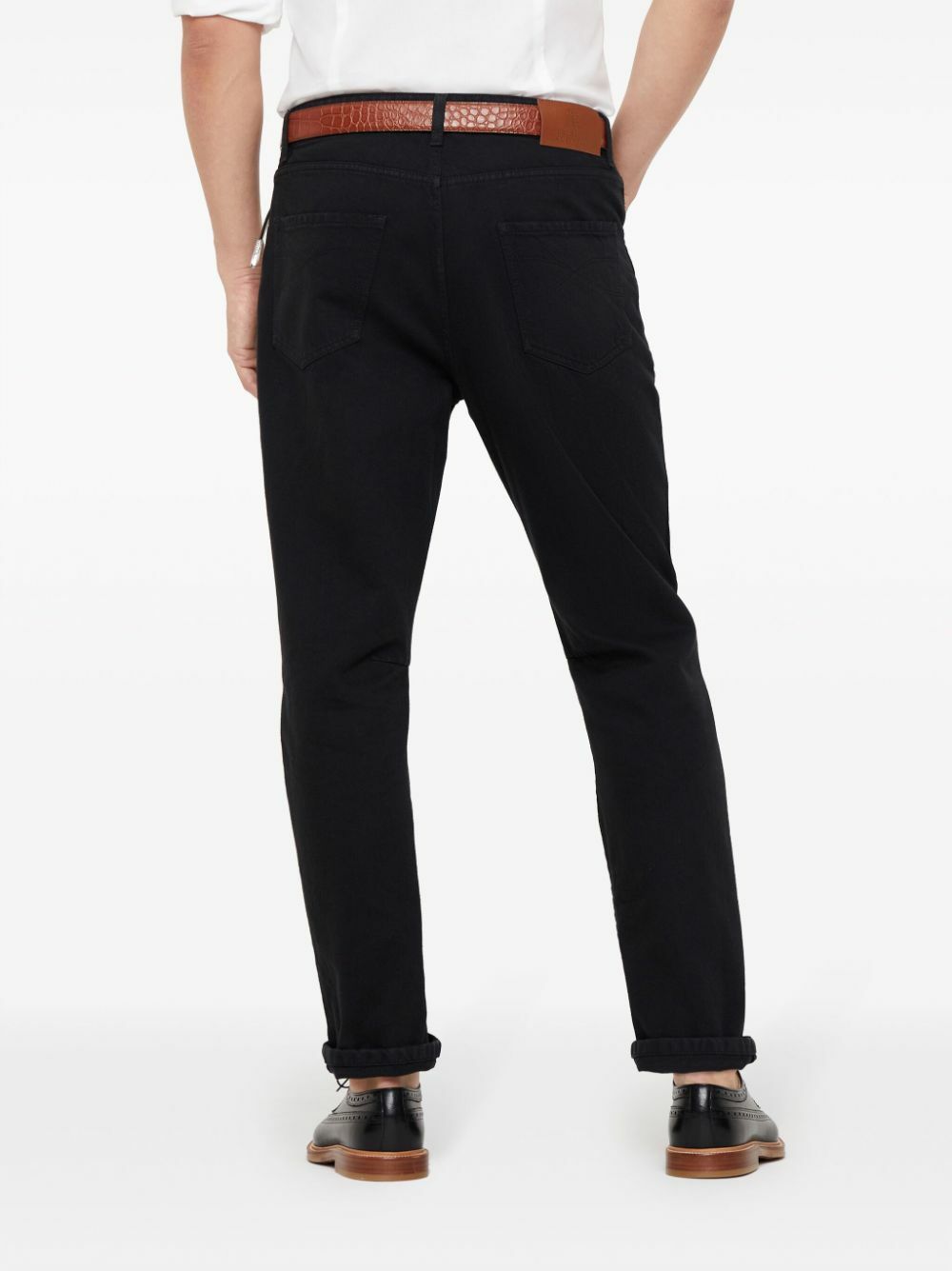 Jean Déchiré Brunello Cucinelli « Leisure Fit » - Taille 46 IT / 30 US - Denim Confort - Neuf Sans étiquettes