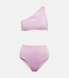 Off-White - Logo one-shoulder bikini