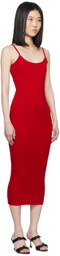 FLORE FLORE Red Bibi Midi Dress