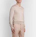 TOM FORD - Slim-Fit Silk Sweater - Pink