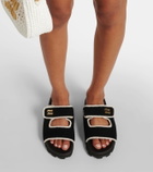 Miu Miu Crochet sandals