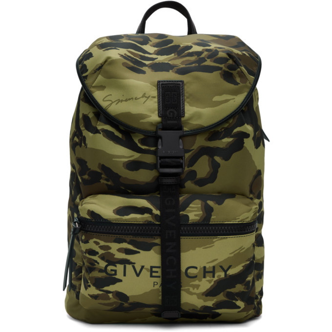 Photo: Givenchy Green Camo Light 3 Backpack