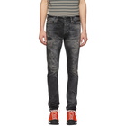 John Elliott Black Cast 2 Zig-Zag Jeans