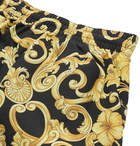 Versace - Short-Length Printed Swim Shorts - Gold