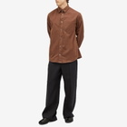 Wood Wood Men's Nico Shirt in Terra Brown
