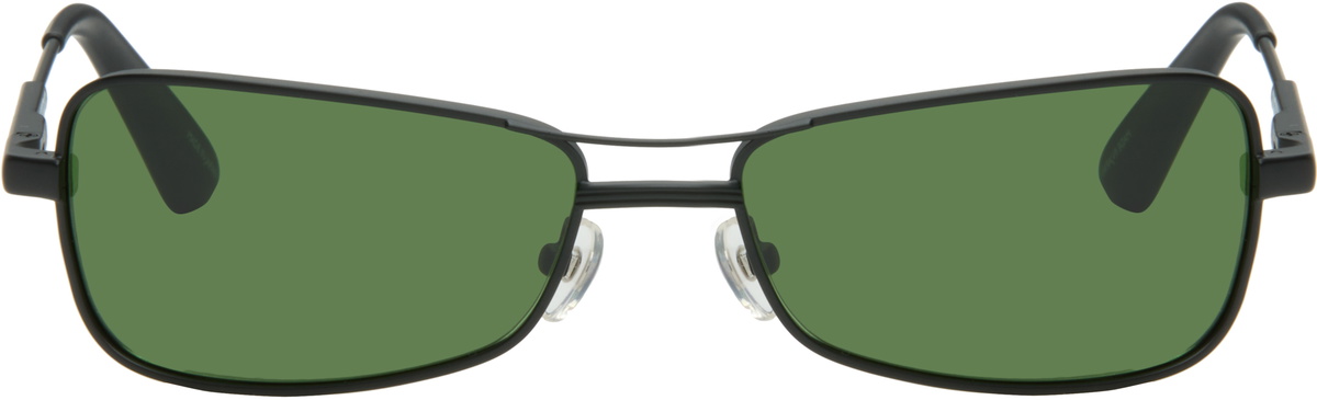 JACQUEMUS Black 'The Stazione' Sunglasses