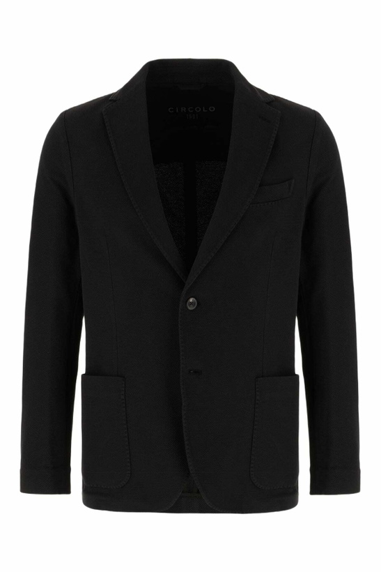 Photo: Circolo 1901 Black Stretch Cotton Blazer