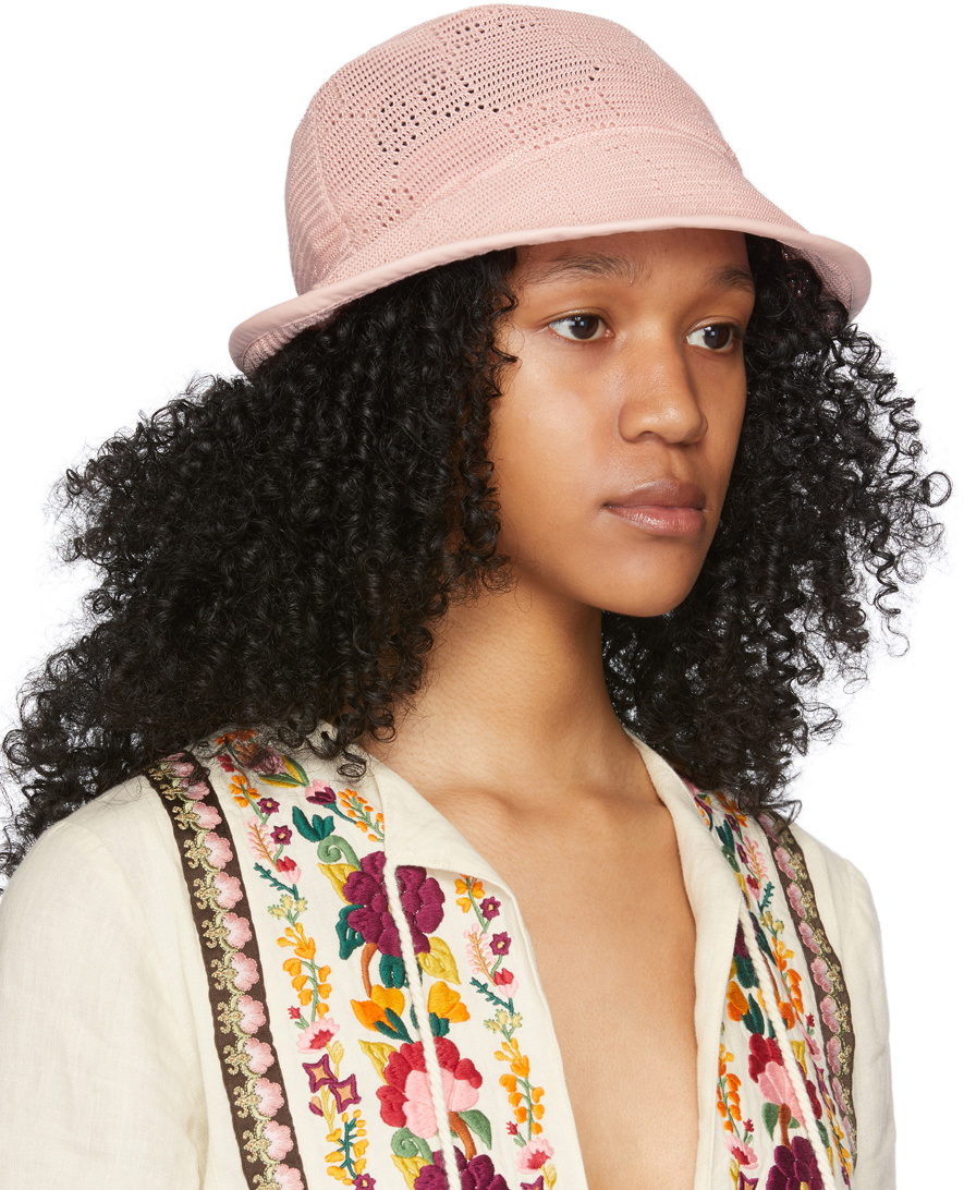 Gucci Women's GG Cotton Crochet Bucket Hat