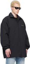 Fear of God ESSENTIALS Black Signature Filled Barn Jacket
