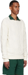 Palmes Off-White Organic Cotton Sweater