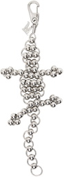 Marland Backus Silver Gecko Keychain