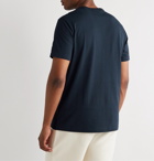 Champion - Logo-Embroidered Cotton-Jersey T-Shirt - Blue