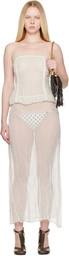 Paloma Wool Off-White Mansi Maxi Dress