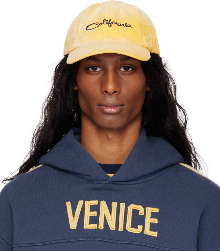 Photo: ERL Yellow 'California' Embroidered Cap