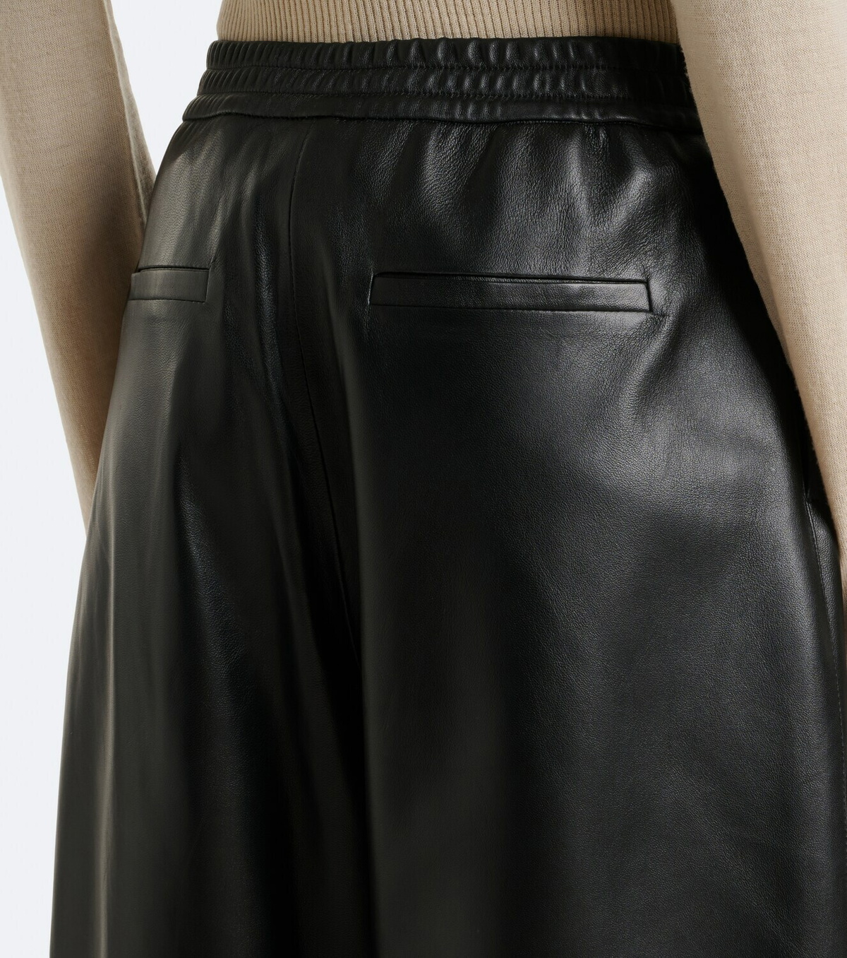 Arma Noa leather barrel-leg pants