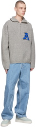 Axel Arigato Grey Wool Sweatshirt