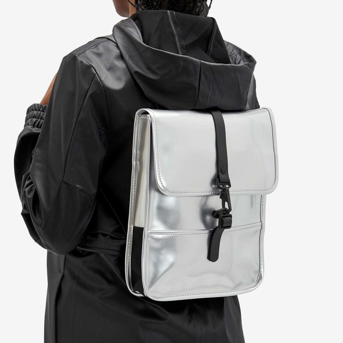 Rains Women's Micro Backpack in Mirror 