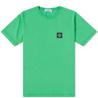 Stone Island Junior Patch Logo T-Shirt in Green