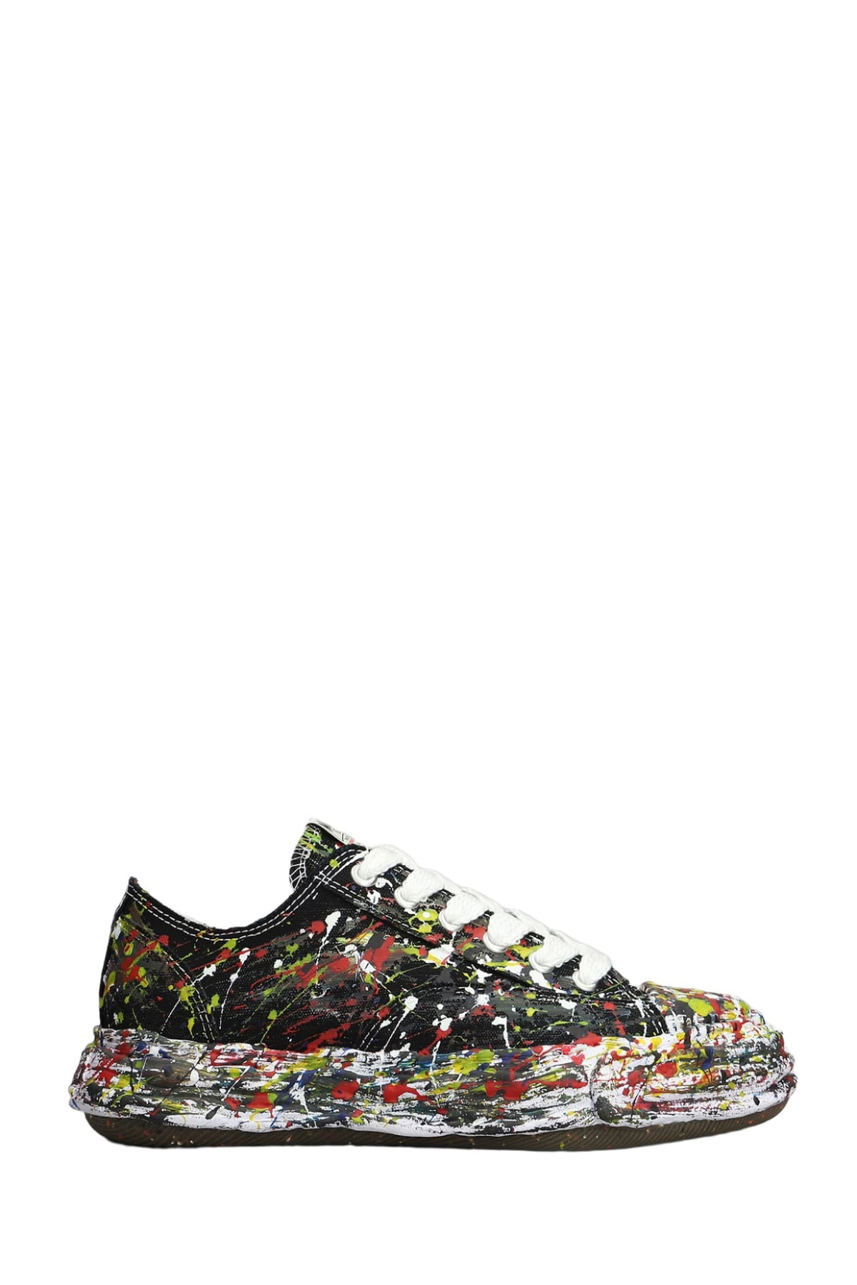 Maison MIHARA YASUHIRO Green Blakey Logo-Print Sneakers