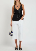 Agolde X Maria Mcmanus Wide-leg Denim Shorts White