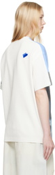 ADER error Blue Half Sleeve Knit Product. 61 T-shirt
