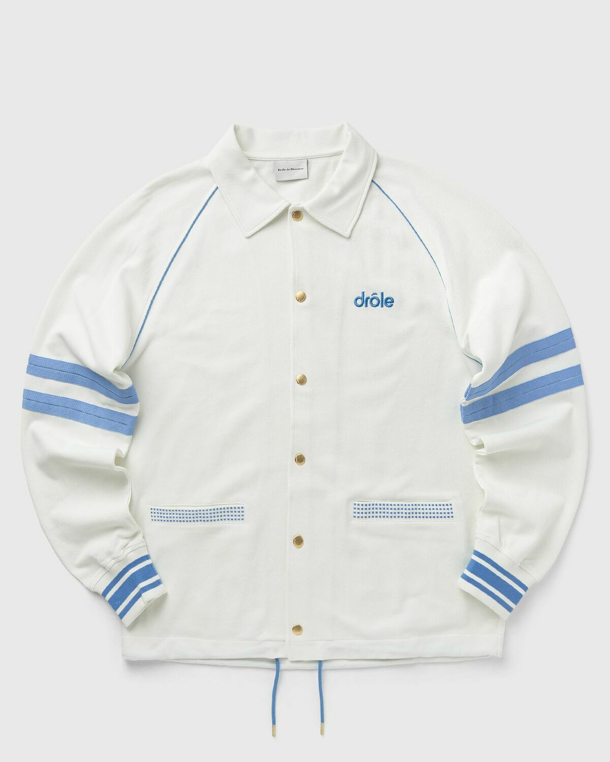 Drôle de Monsieur Le Veste AprËs-sport White Mens Bomber Jackets/Overshirt