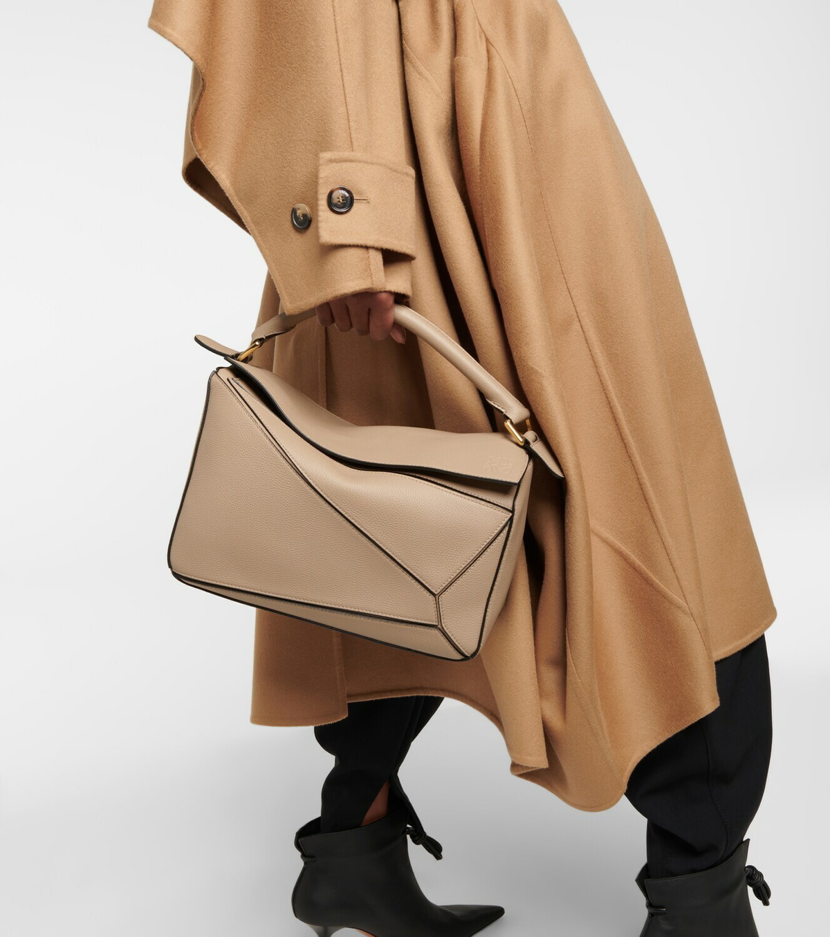 Loewe Belted wool and cashmere coat Loewe