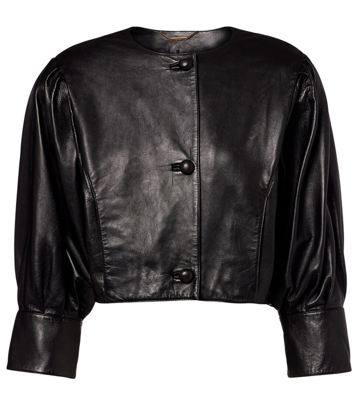 Photo: Chloé Cropped leather jacket