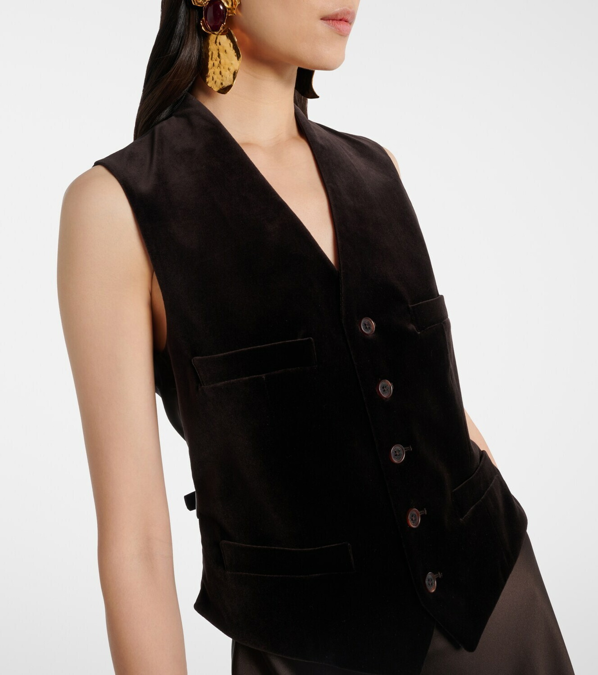 Ralph Lauren Collection Cotton-blend vest