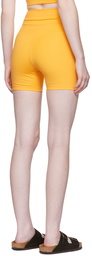 Girlfriend Collective Orange High-Rise Run Shorts