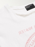 Enfants Riches Déprimés - Distressed Printed Cotton-Jersey T-Shirt - White