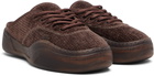 ERL Brown Corduroy Camino Sneakers