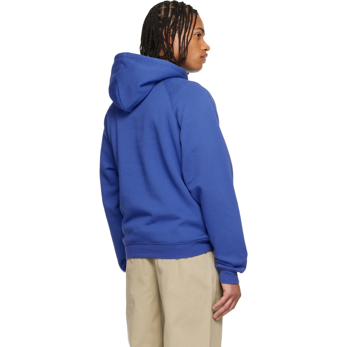 Dime Blue Cursive Hoodie