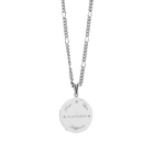 Alexander McQueen Men's Medallion Pendant Necklace in Silver