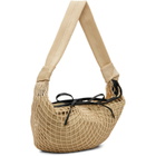 LEMAIRE Beige Croissant Filt Bag