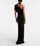 Christopher Esber Embellished gathered jersey maxi skirt