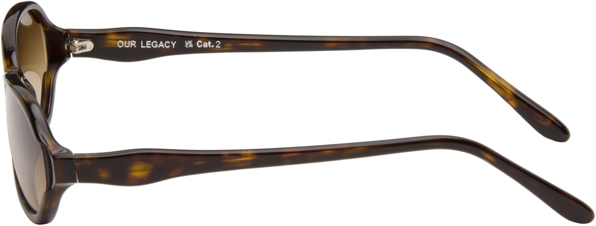 OUR LEGACY Brown Drain Sunglasses