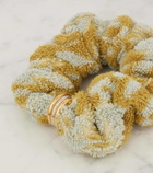 Chloé Floral cotton terry scrunchie