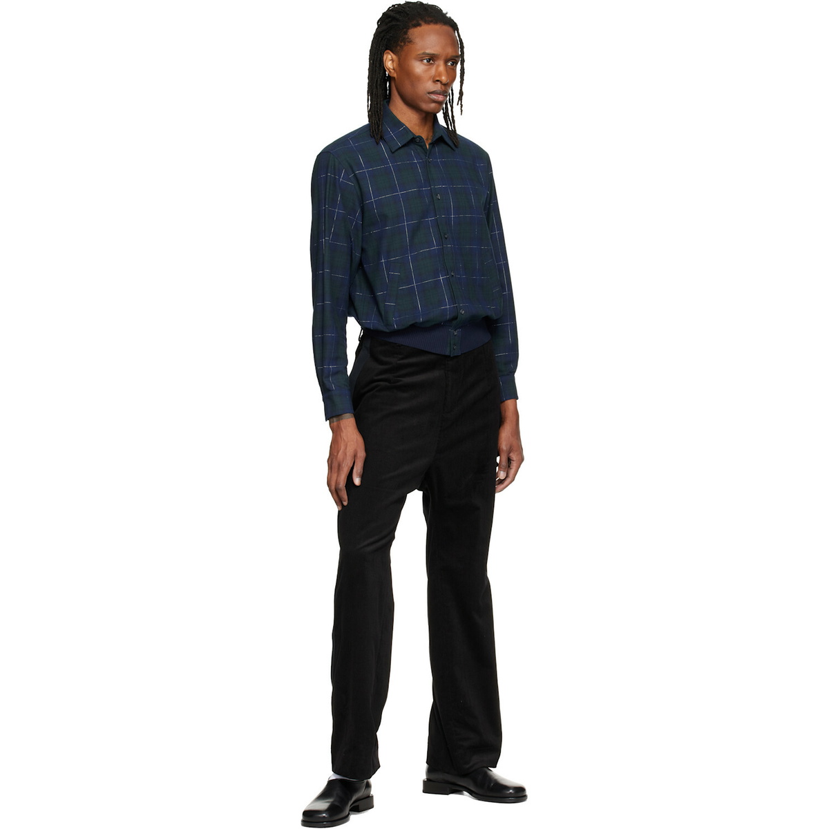 Stefan Cooke Black Cord Tux Trousers Stefan Cooke