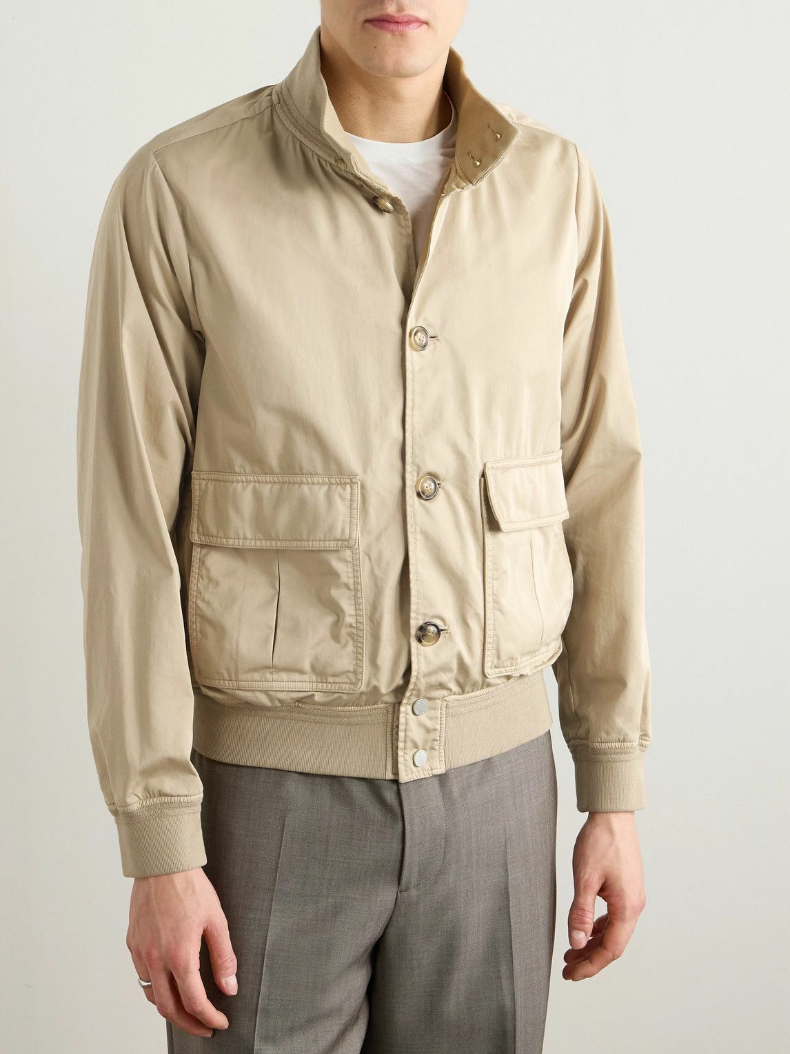 Valstar - Valstarino Cotton-Blend Shell Overshirt - Neutrals