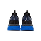 Valentino Black and Blue Valentino Garavani Rockrunner Plus Sneakers