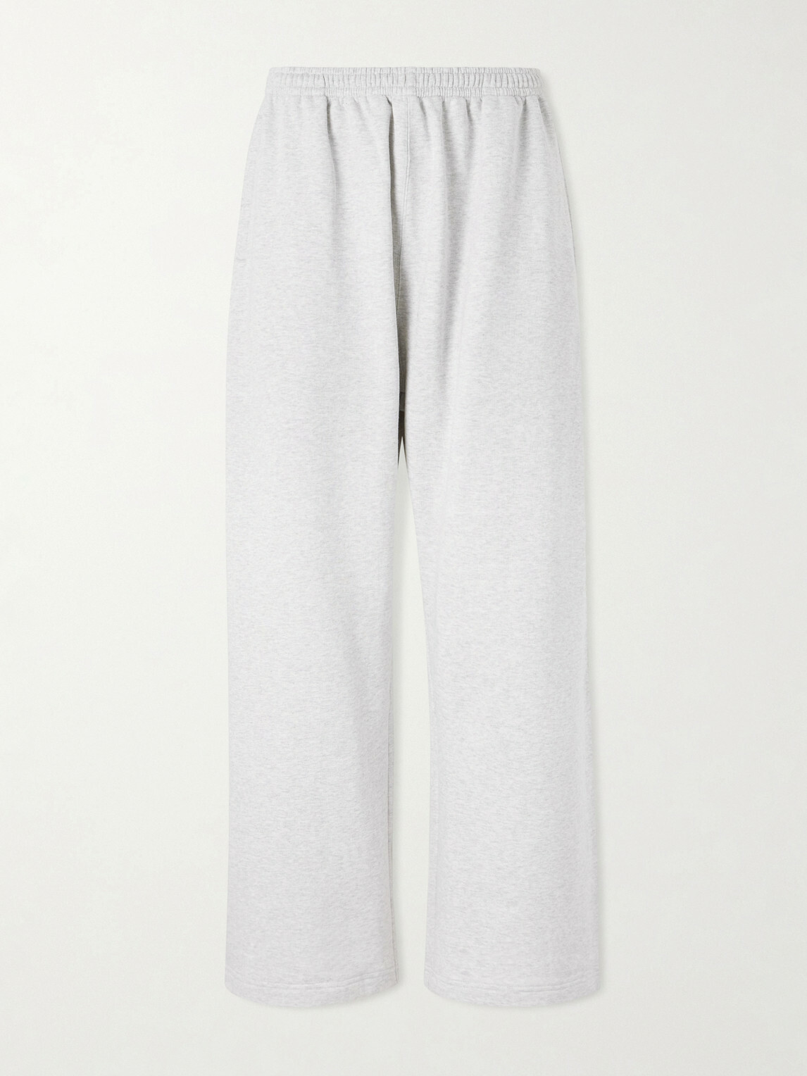 Acne Studios - Prowser Oversized Wide-Leg Cotton-Blend Jersey Sweatpants - Gray