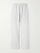 Acne Studios - Prowser Oversized Wide-Leg Cotton-Blend Jersey Sweatpants - Gray
