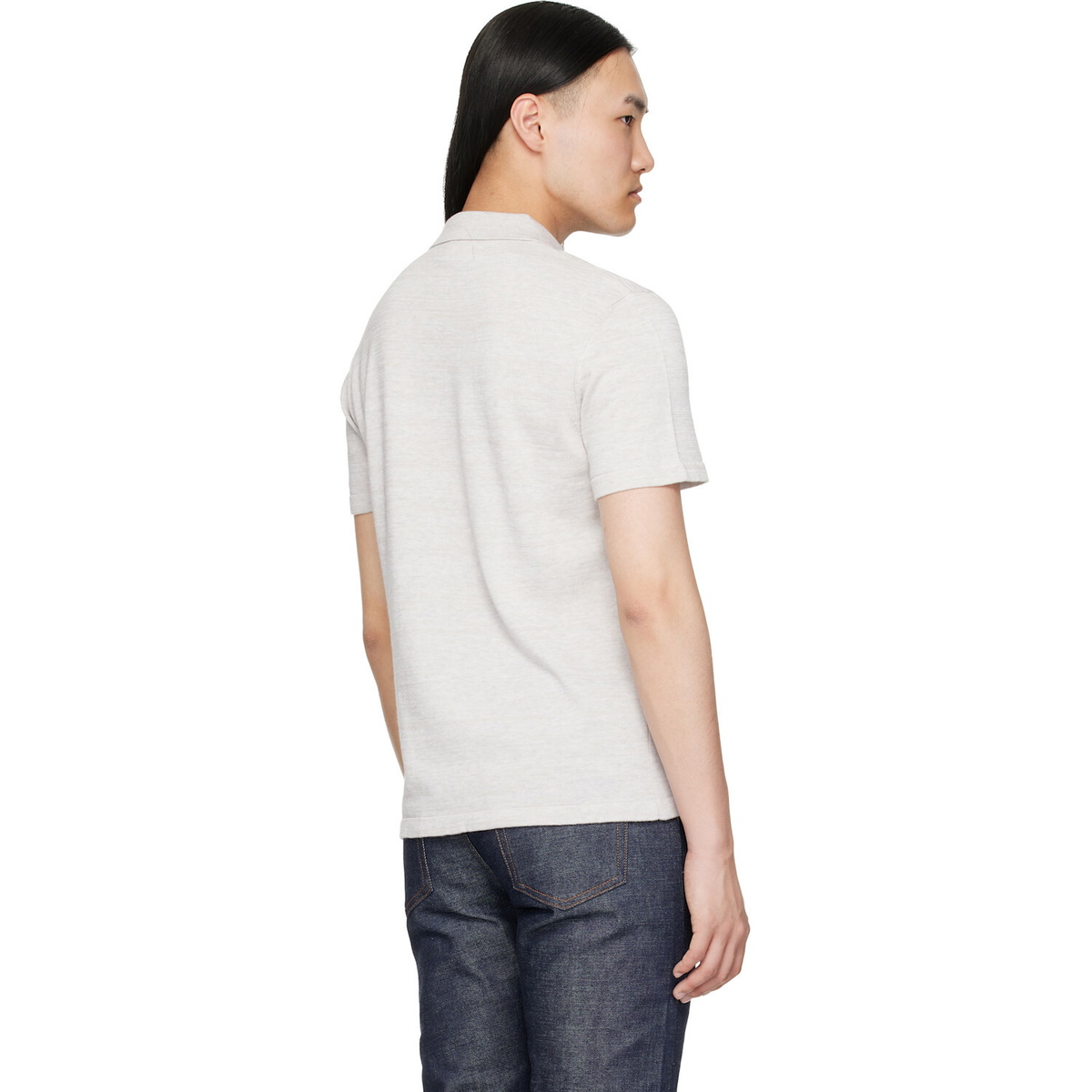 A.P.C. Gray Gide Polo
