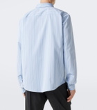 Saint Laurent Striped cotton poplin shirt